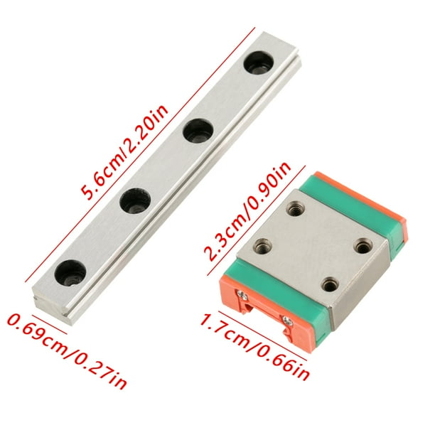 Linear Rail Guide,1pc LWL7B Miniature Linear Rail Guide 7mm Width Precision Measuring Equipment 70mm Slide Block,Bearing Steel Linear Guide for Automatic Equipment Linear Rail Guide,1pc LWL7B Miniature Linear Rail Guide 7mm Width Precision Measuring Equipment 70mm Slide Block,Bearing Steel Linear Guide for Automatic Equipment